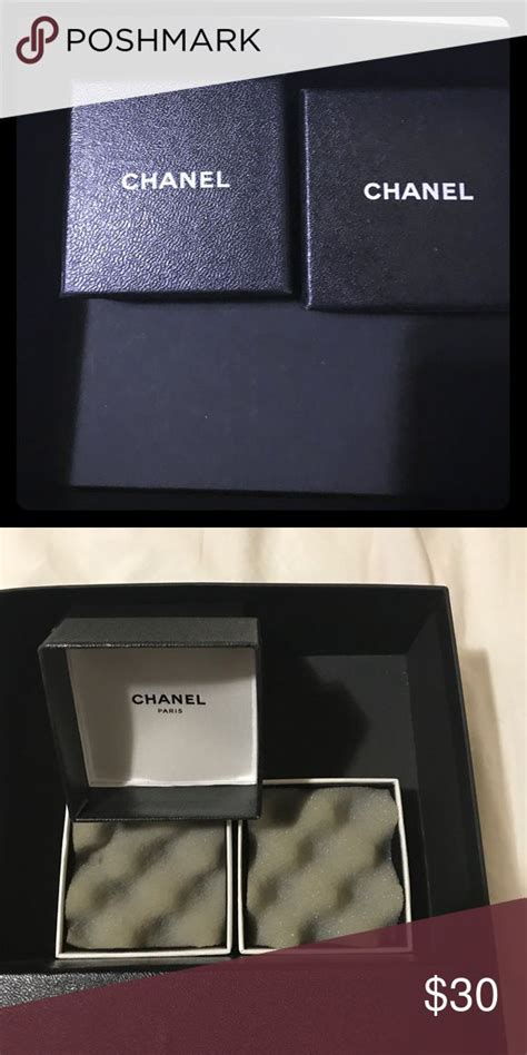 chanel earring box for sale